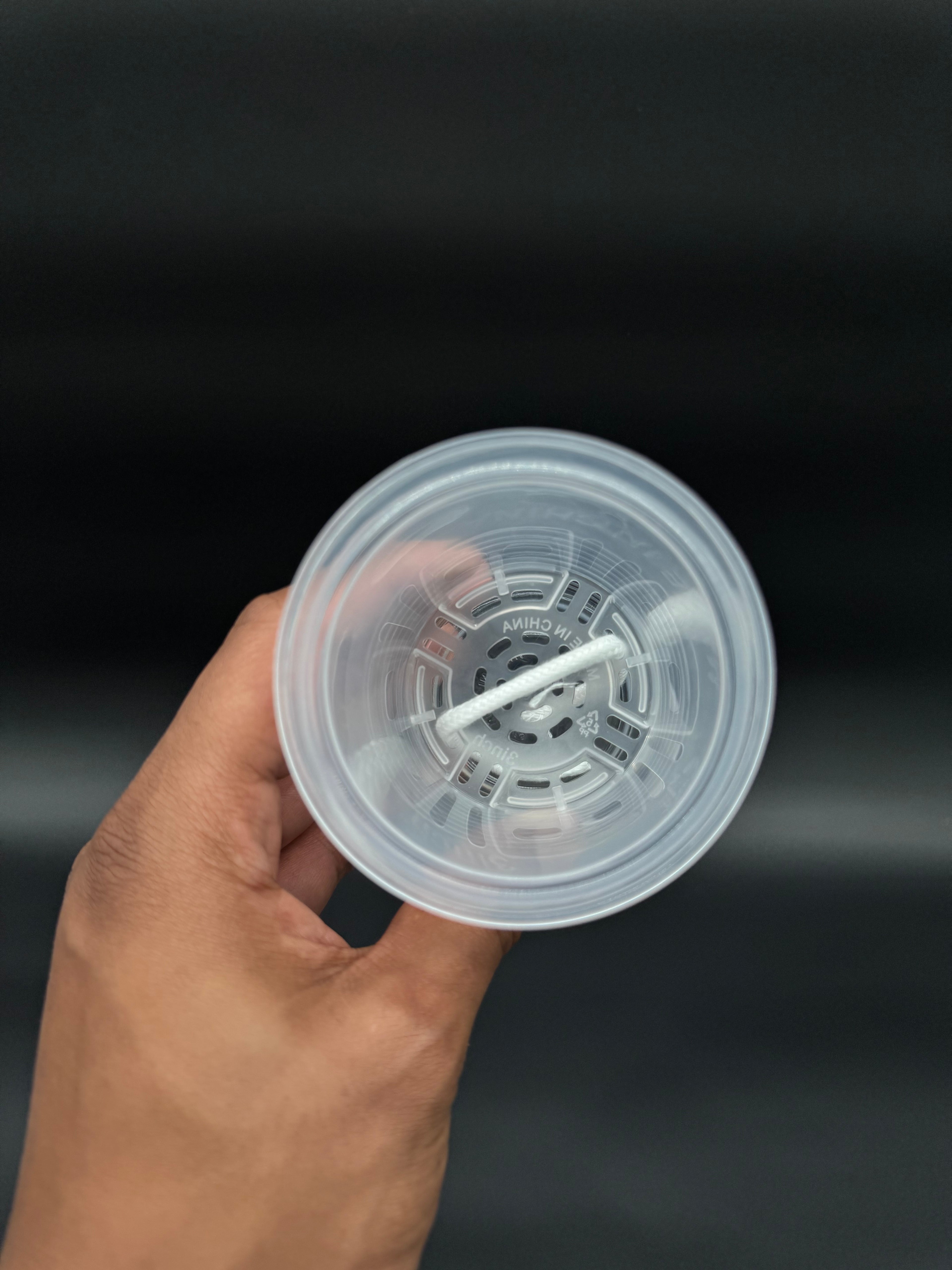 3” Self-Watering Pot (No Dome) – Clear Root View