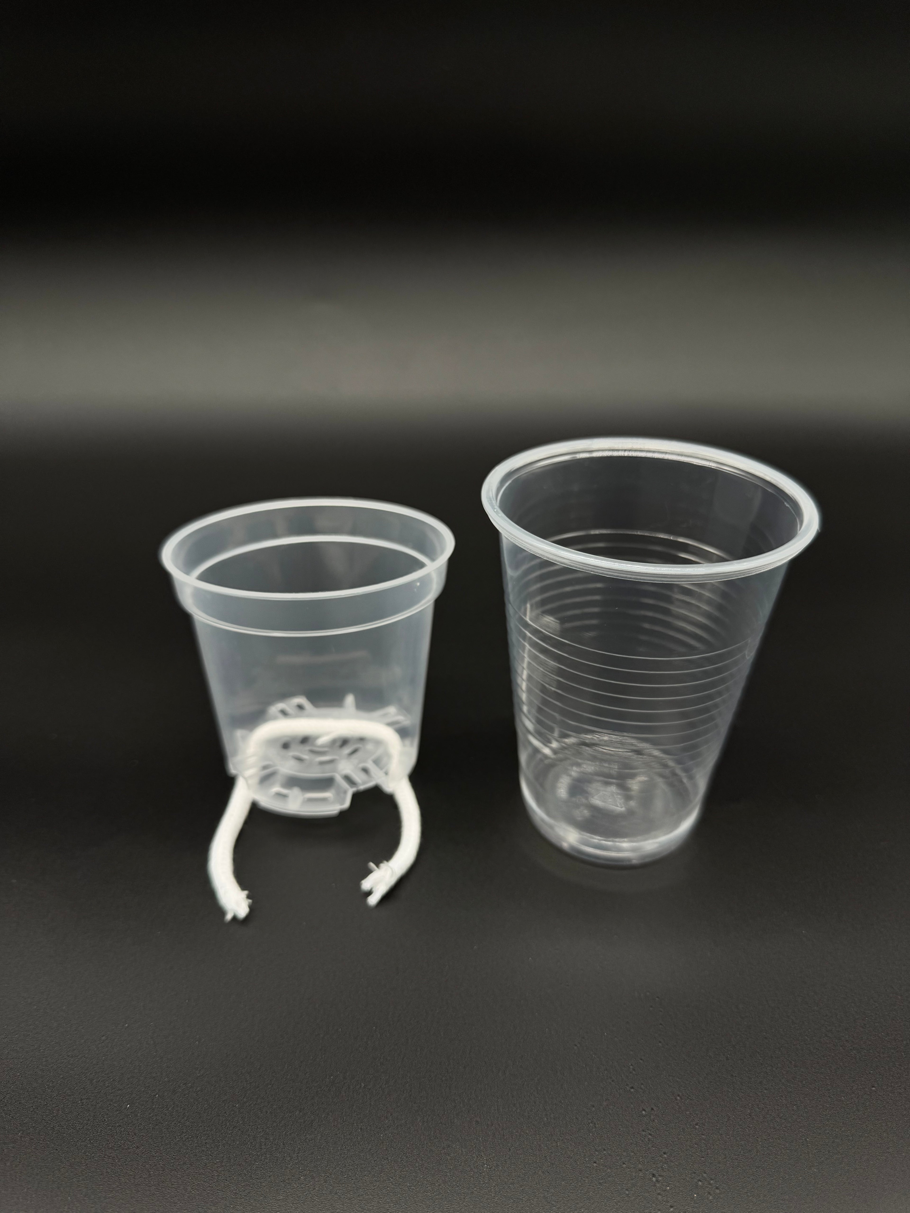 3” Self-Watering Pot (No Dome) – Clear Root View