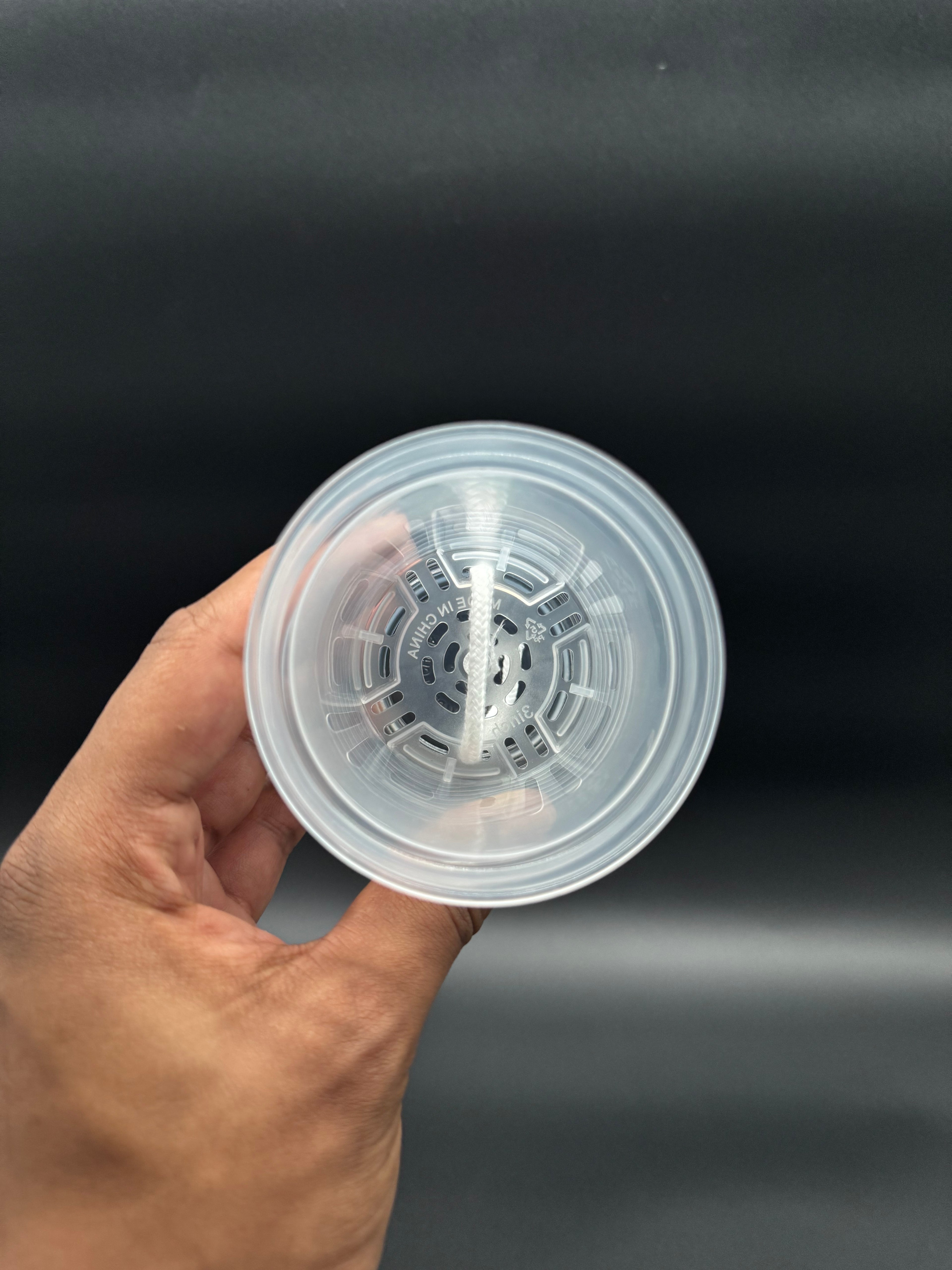 Clear 3-Inch Self-Watering Cup with Dome & Wick