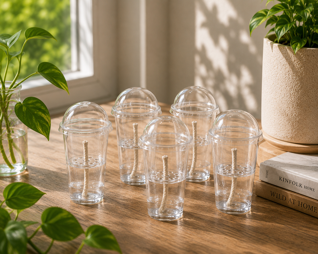 Self-Watering Corm Cup with Dome