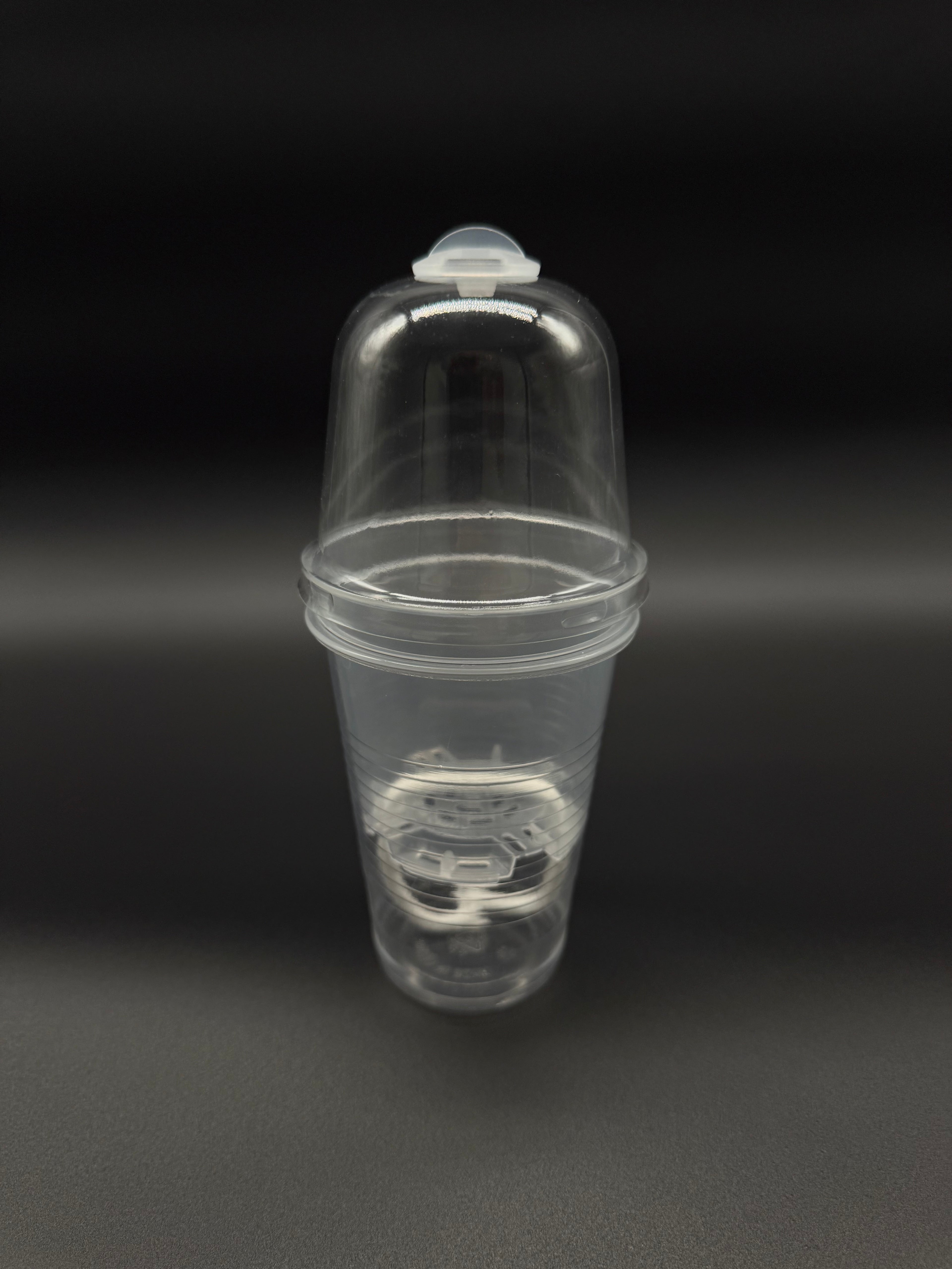 Clear 3-Inch Self-Watering Cup with Dome & Wick