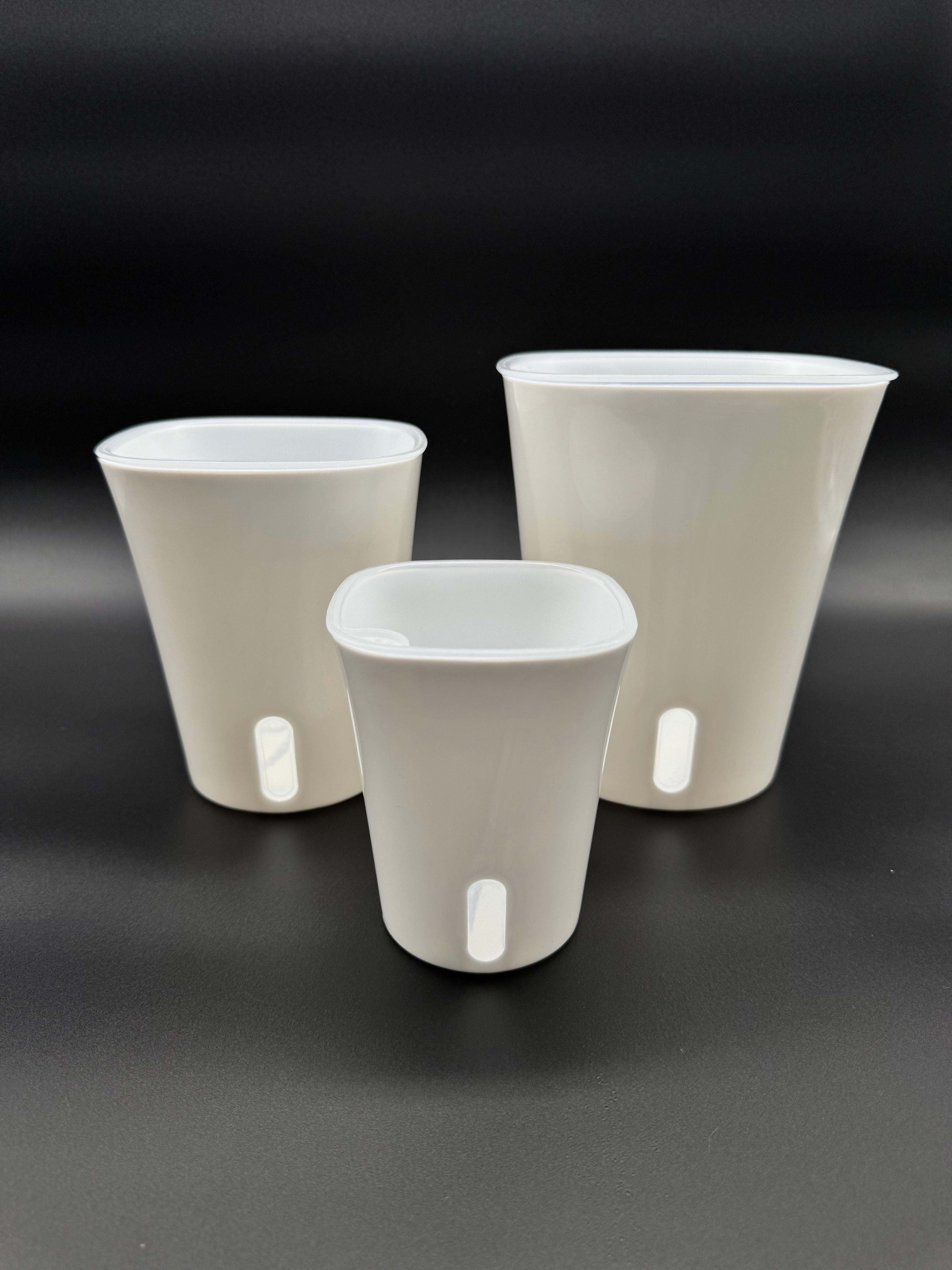 Self-Watering Pots with Clear Insert for Root Monitoring (5-Pack)